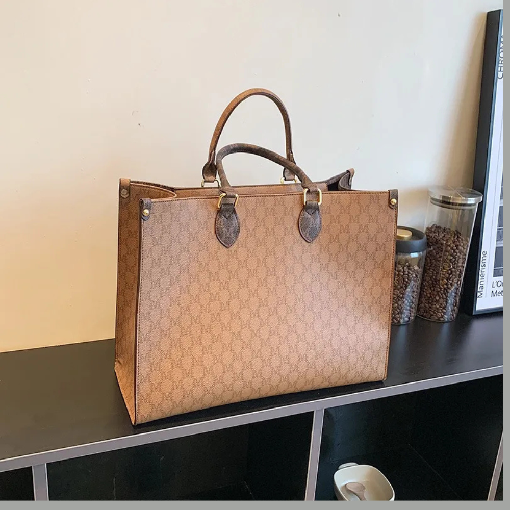 Large Capacity Retro Single Shoulder Tote Bag For Women