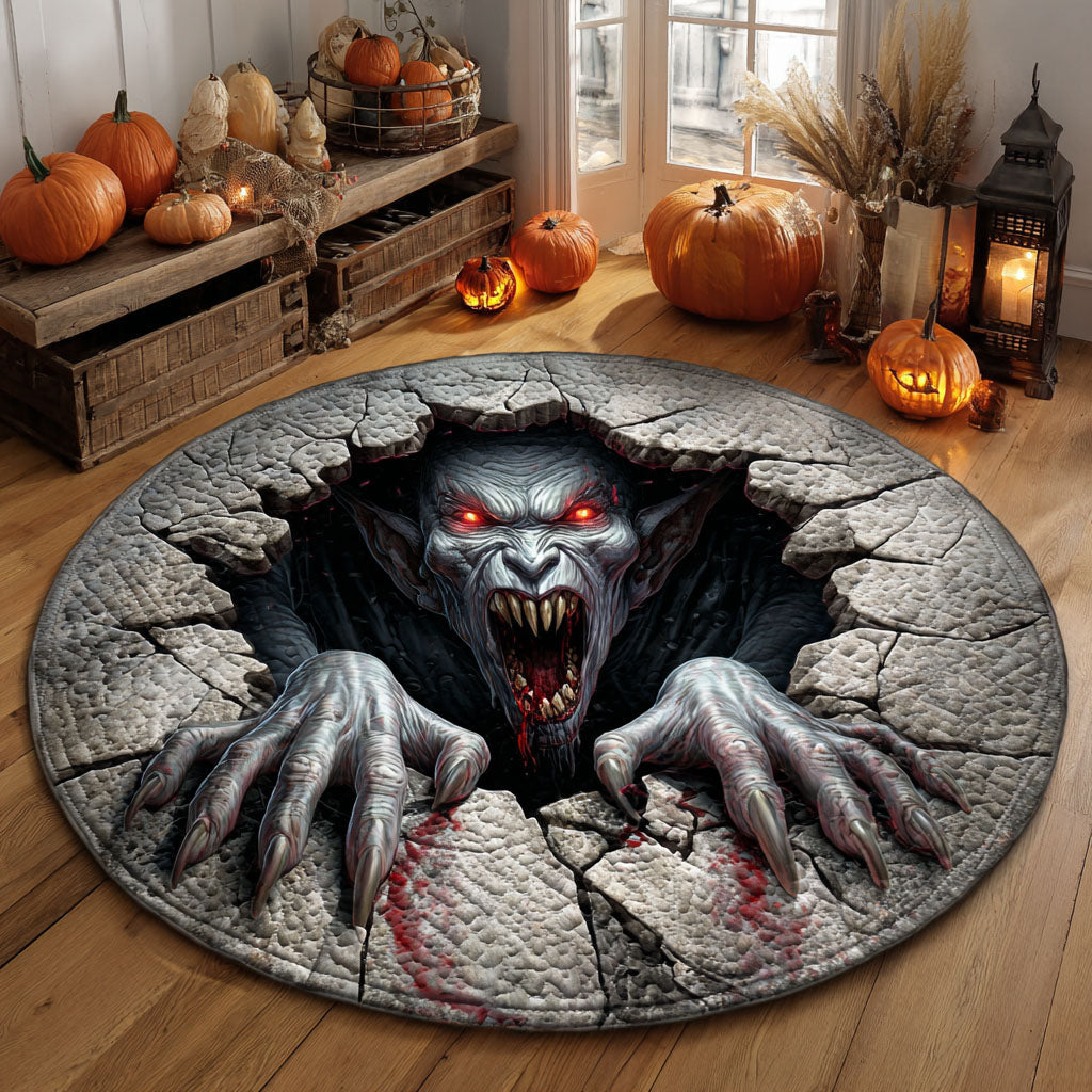 Vampire Lair Quilted Round Mat NCU0TV446