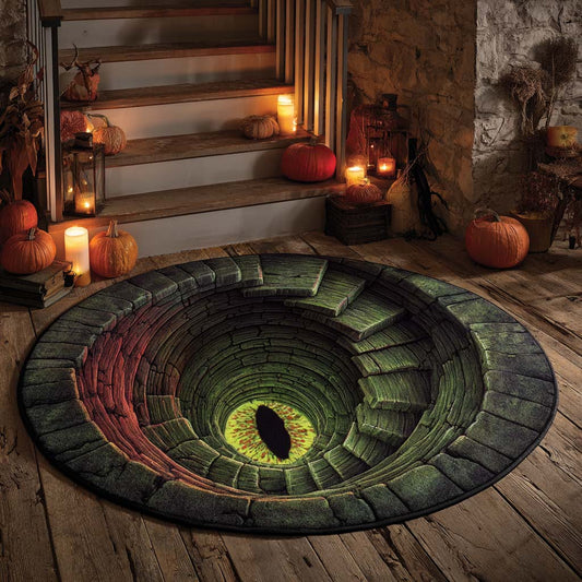 Watcher Below Quilted Round Mat NCU0XD779