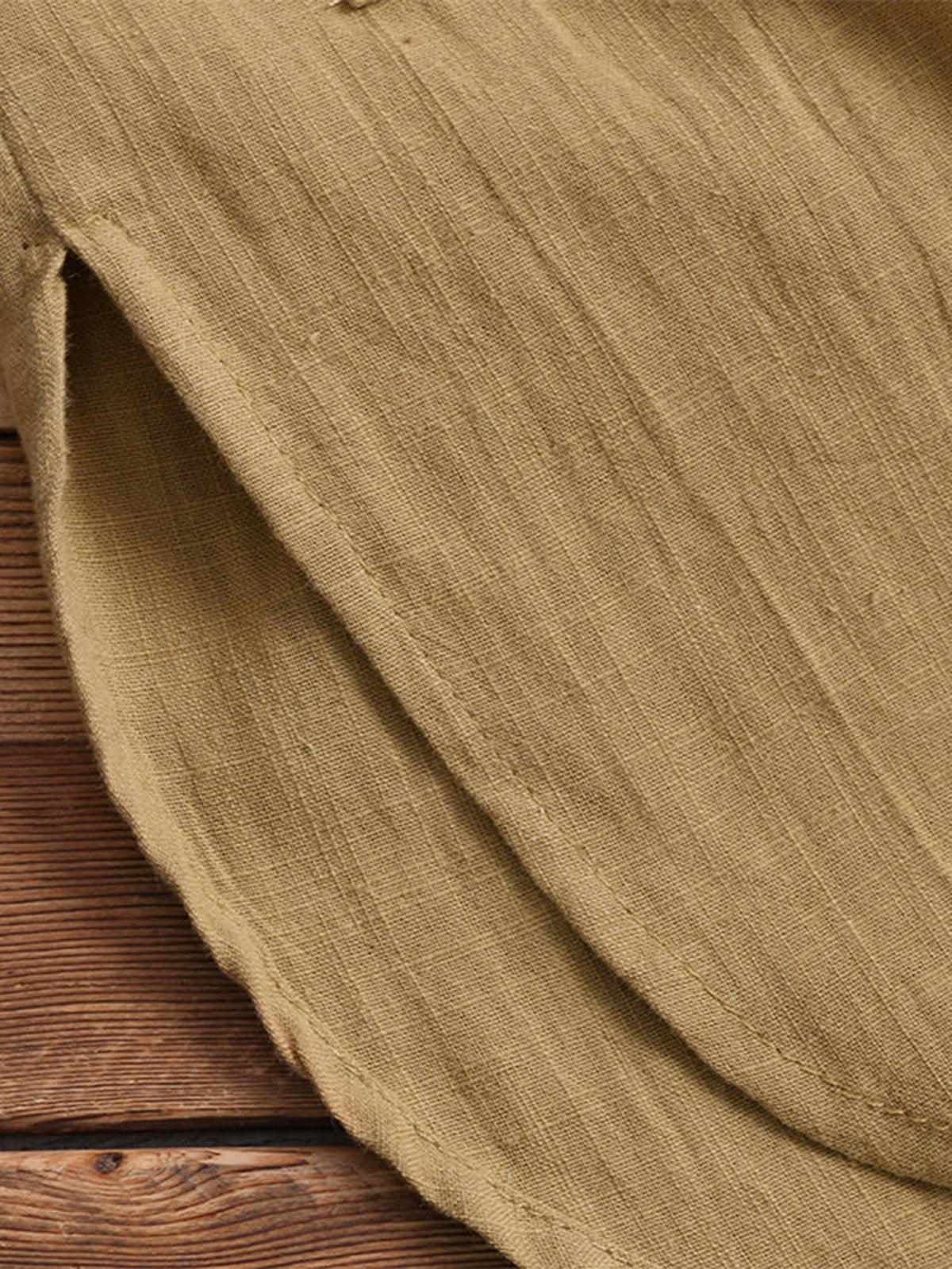 Long Sleeve Linen Shirts & Tops