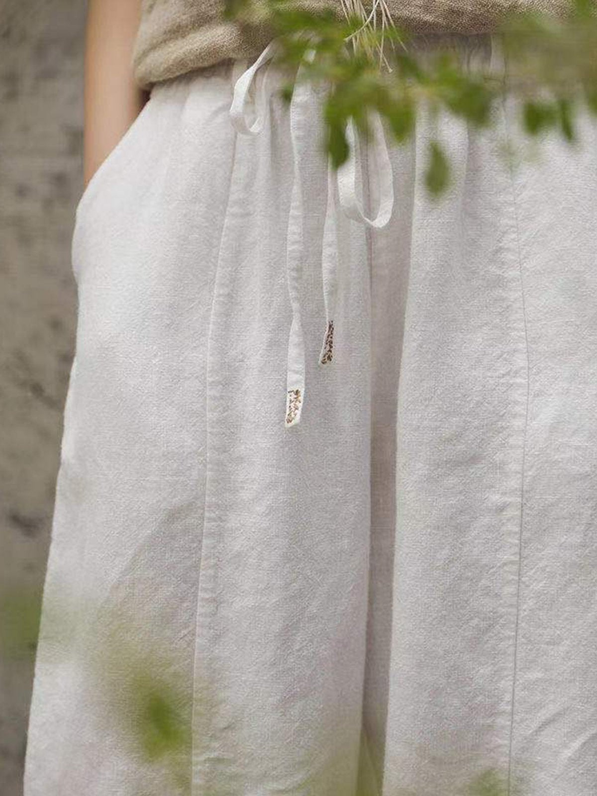 Airrys™ Women's Pure Color Elegant Casual Cotton Pants