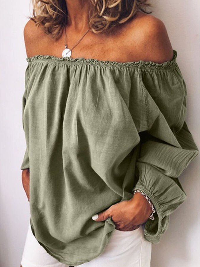 Airrys™ Ladies cotton linen casual shirt