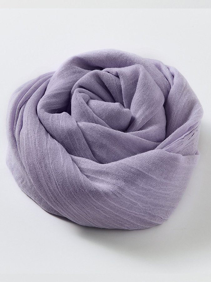 Airrys™ Women's Pure Color Cotton Linen Scarf Shawl