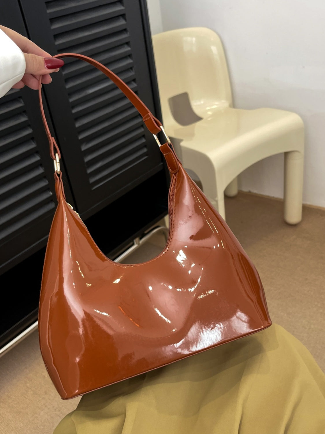 Mirror Surface Shoulder Bag