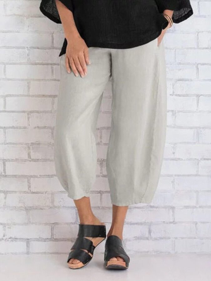Simple Loose Casual Capris