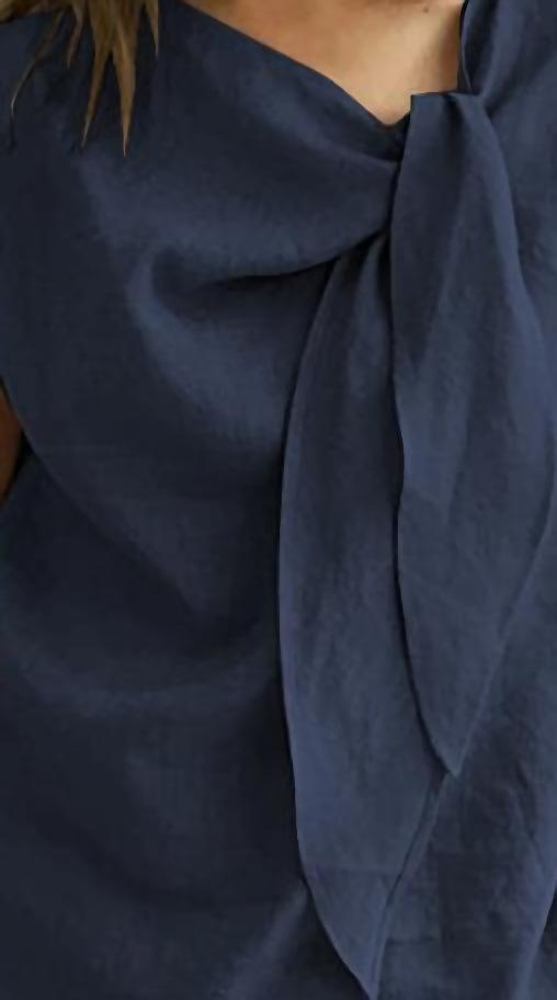 Vintage Tie Collar Blouse