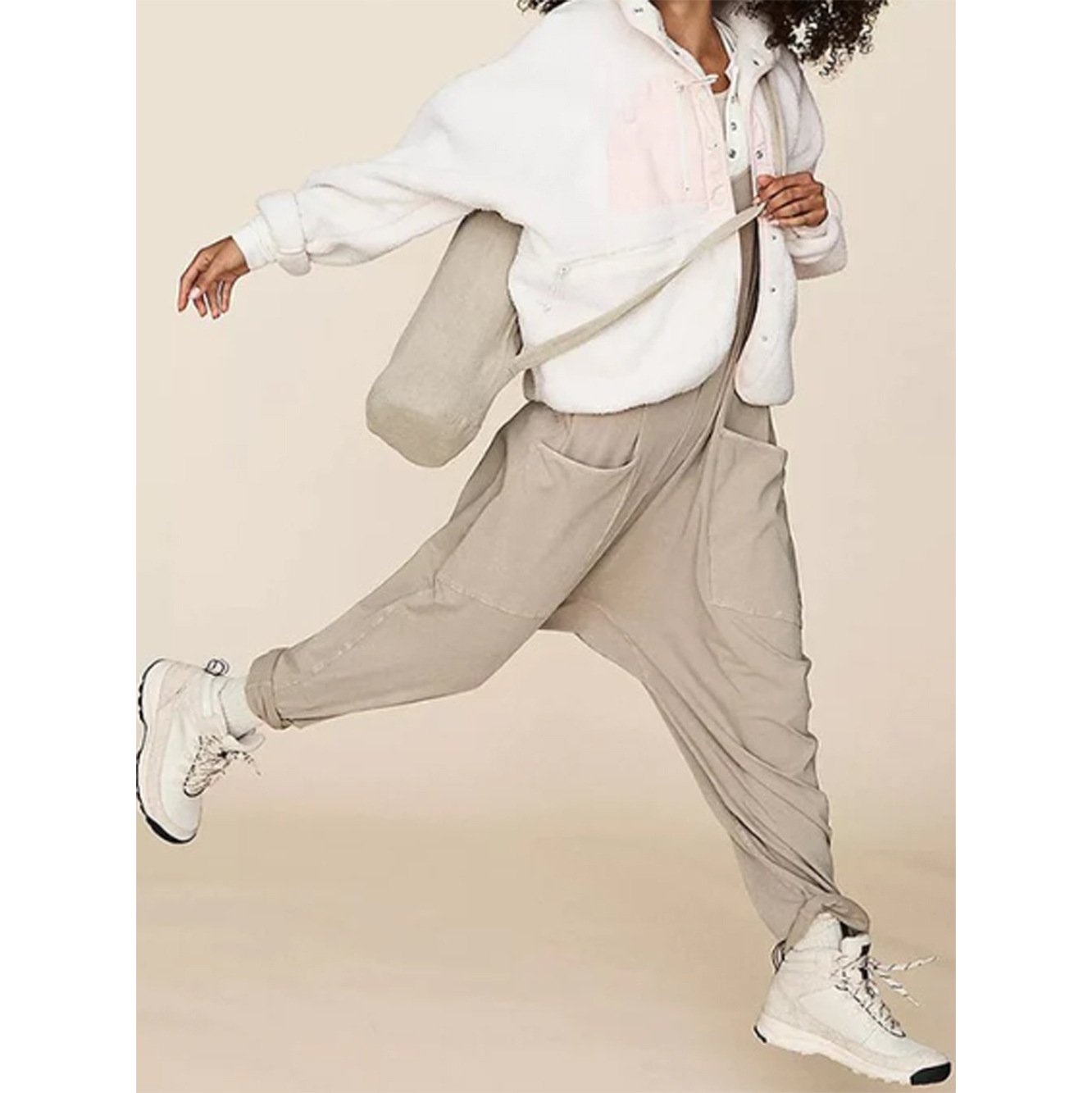 Women's Pocket Suspenders Jumpsuit