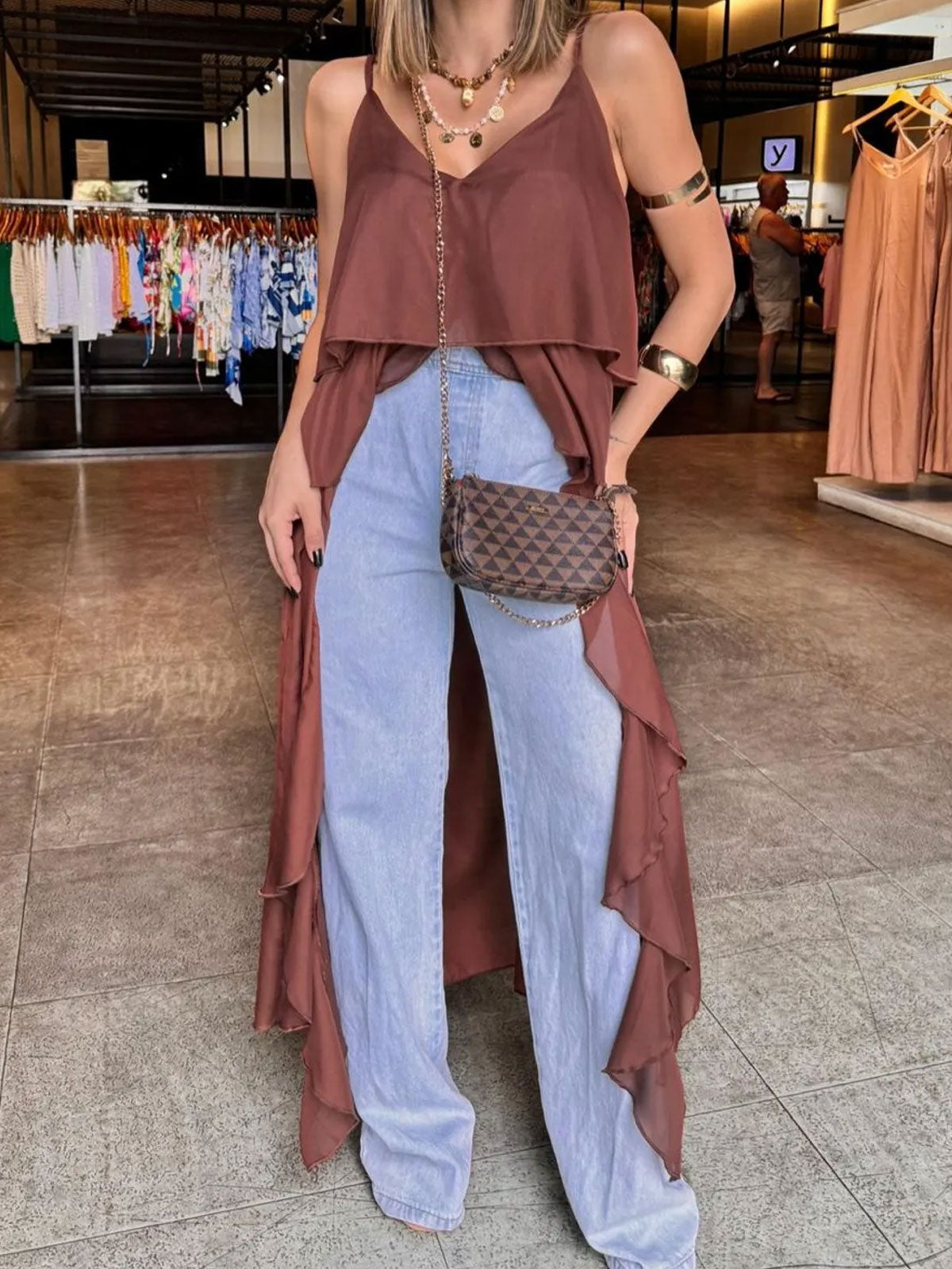 Leopard Print Boho Chic Dress